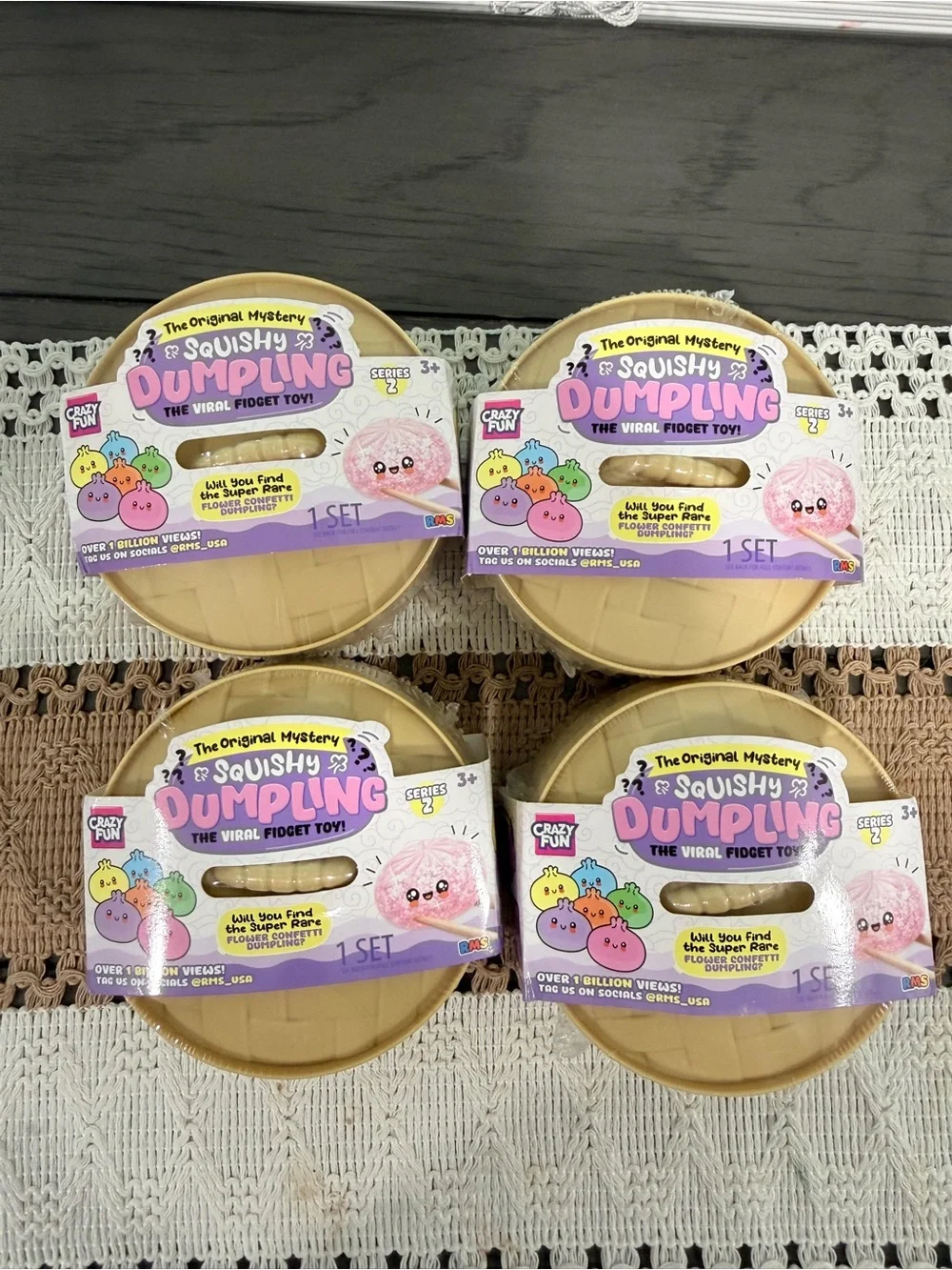 RMS Crazy Fun Flowers And Confetti Mystery Dumpling Sealed Target Exclusive New